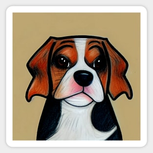 Beagle - Cartoon Sticker